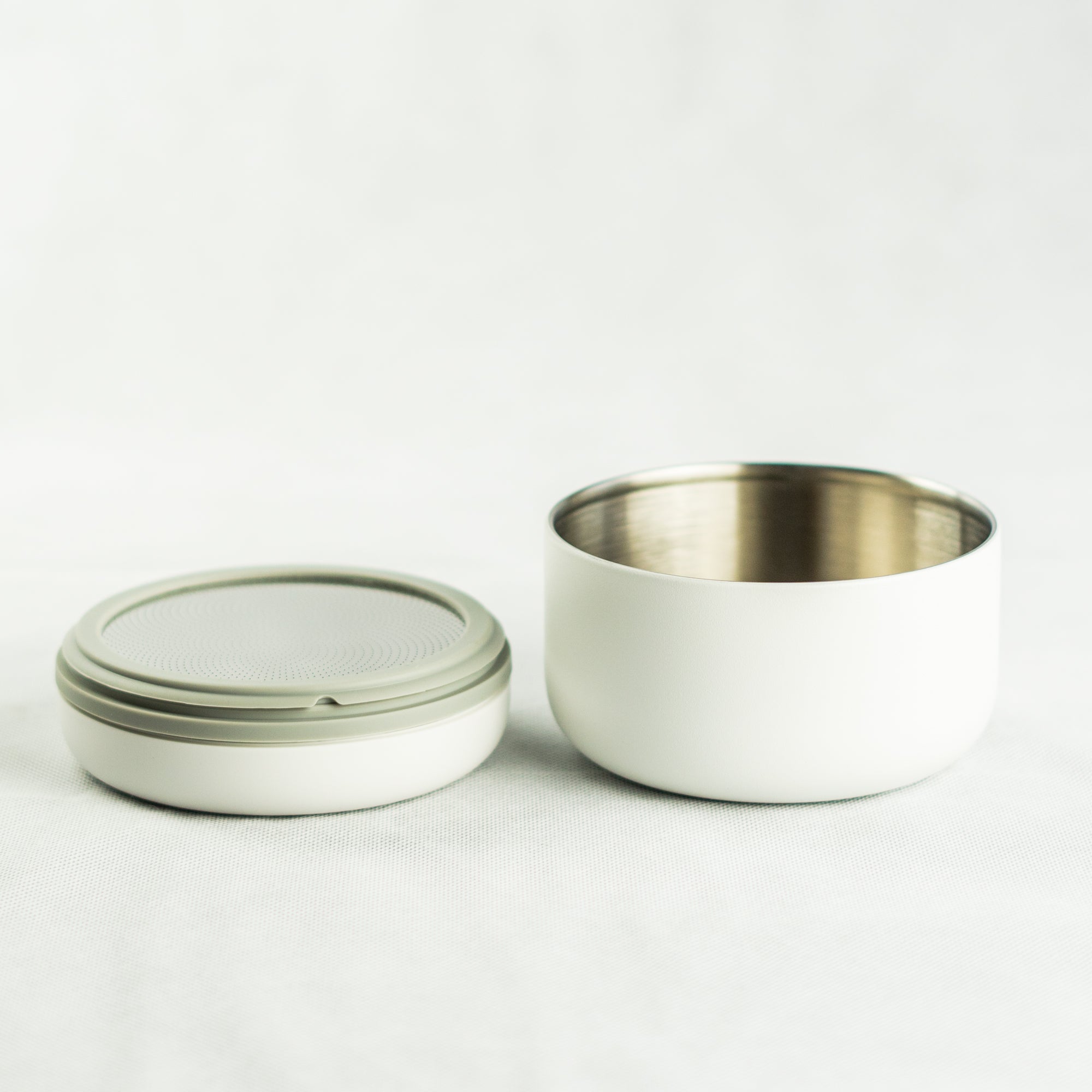Fellow atmos coffee vacuum coffee storage canister white
