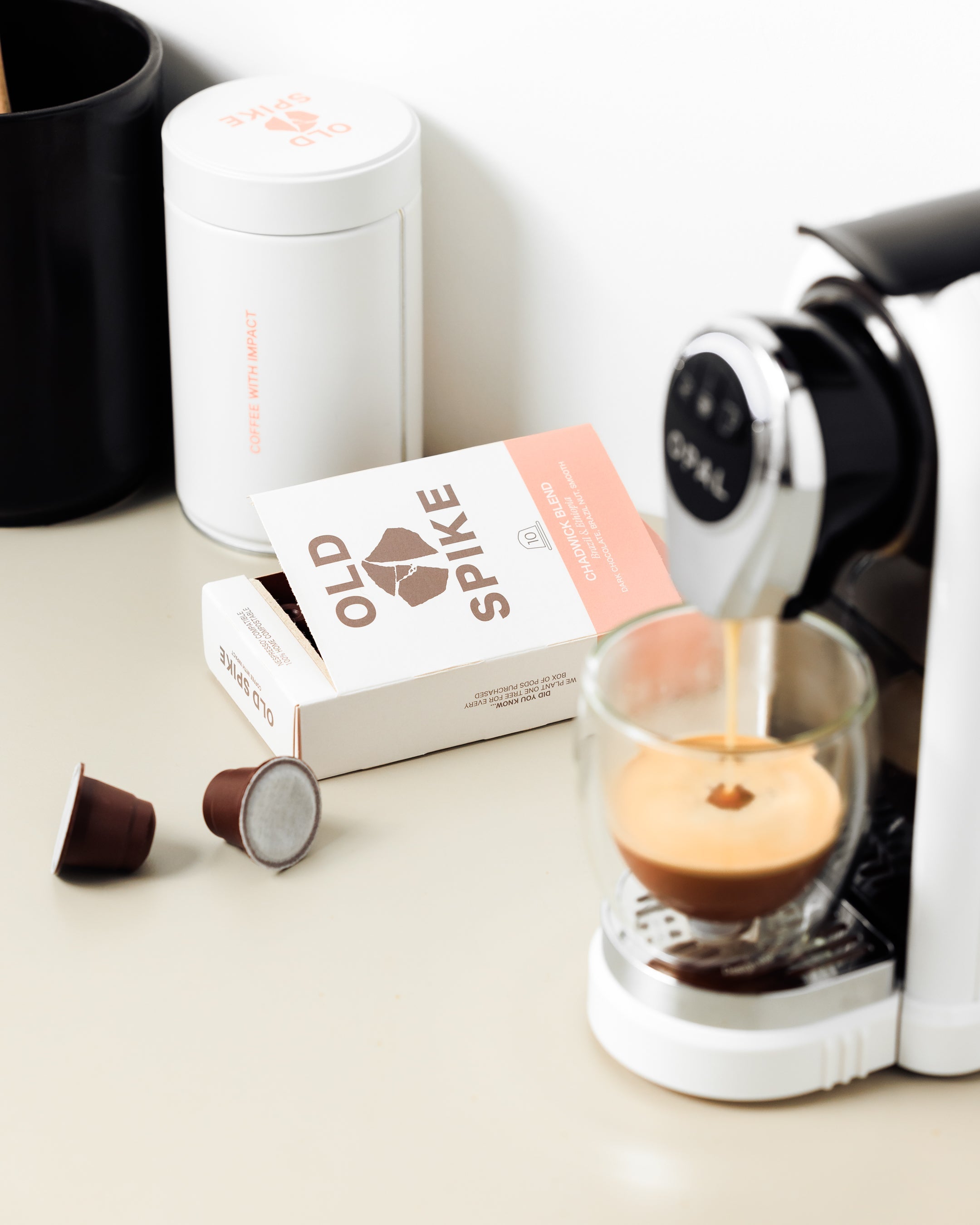 Old Spike Compostable Nespresso Coffee Pods