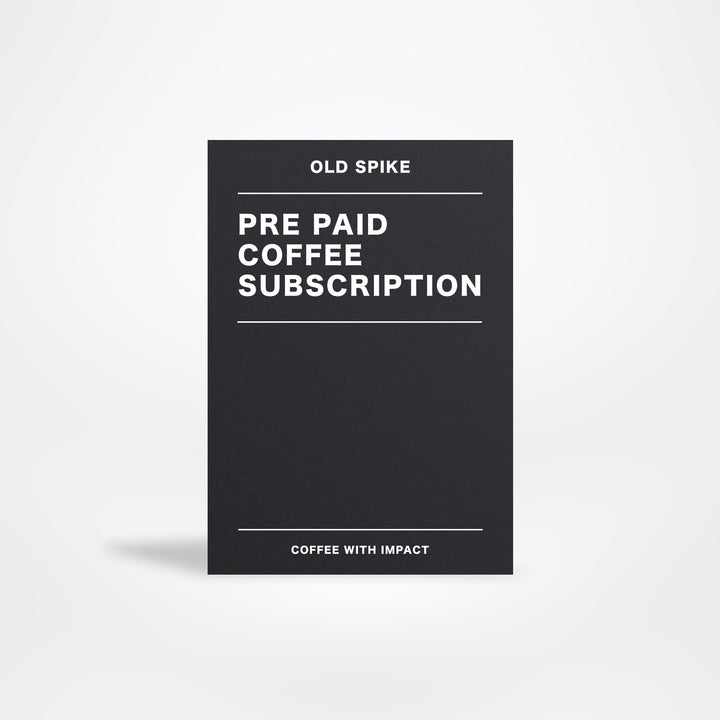 Pre Paid Coffee Subscription