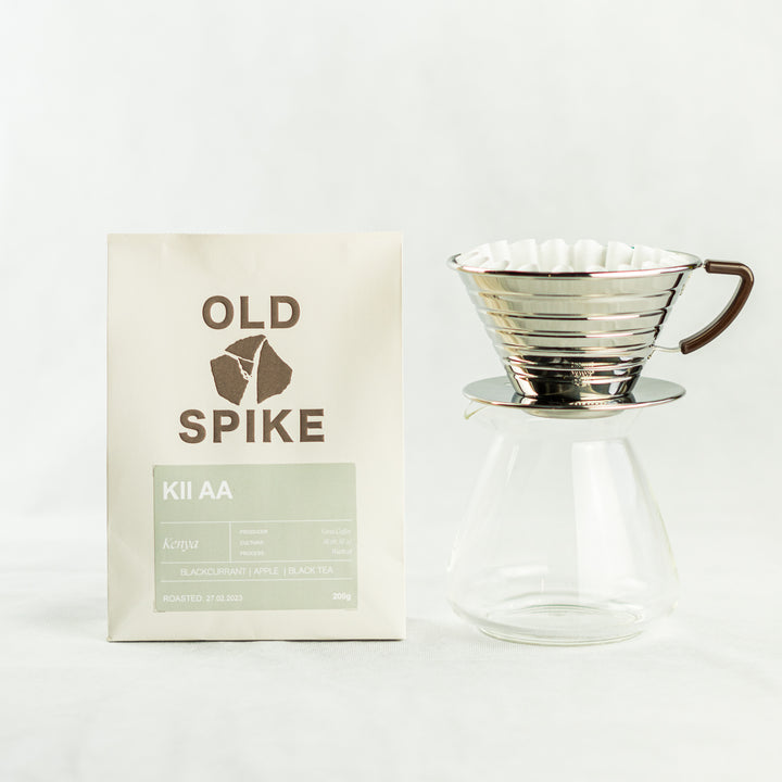 Old Spike Kalita wave pour over bundle with specialty coffee